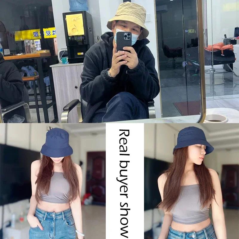 Bărbați Mărime Mare XXL 65cm Pălării Tip Bucket Mărime Plus XL 63cm Pălării de Soare Femei Cap Mare Impermeabil Șapcă de Pescuit Vară Protecție Solară Panama