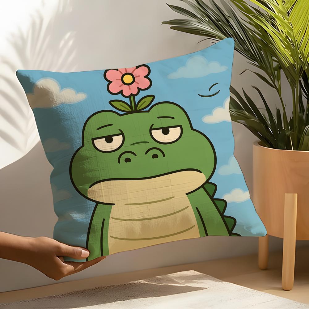 2 Surprised Cat Funny Party Pattern Pillow Case Home Living Room Decoration Linen Pillowcover Pillow Cases Cushion Cover