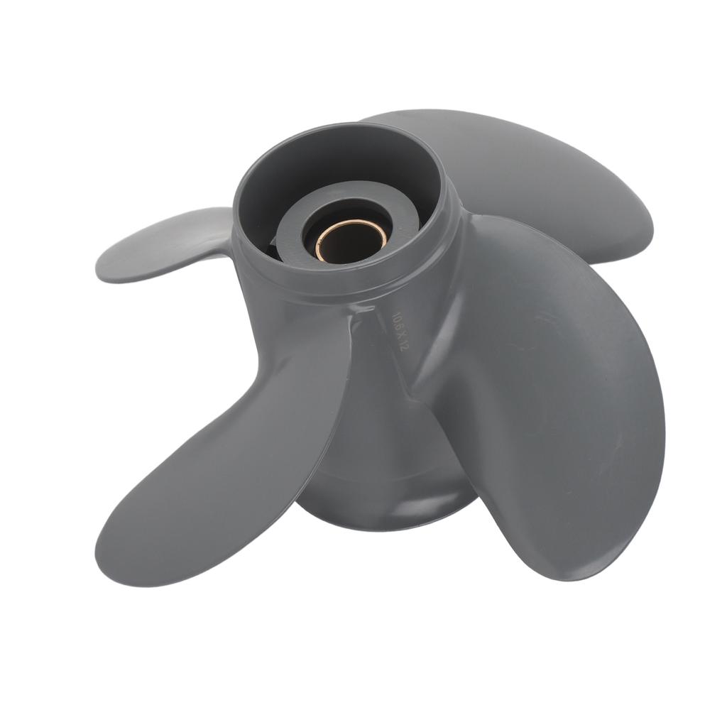 Außenborder-Propeller Hoher Schub 4 Blätter 13 Zähne Aluminiumlegierung Passend für 35-60 PS Motor