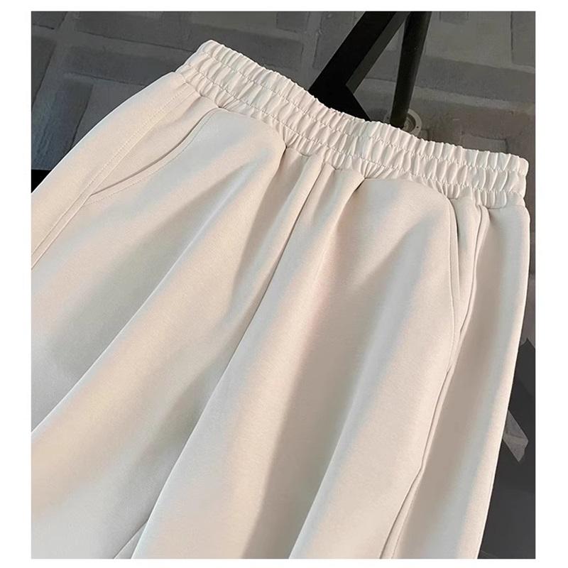 Women's 2-Piece Casual Tracksuit, Zip-up Collar Sweatshirt Elastic Waist Pants Loose Fit Loungewear Set