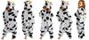 Cow warm one-piece pajamas children's costume kigurumi tracksuit 146-152 Onesie children 015pcN cow - 122-128