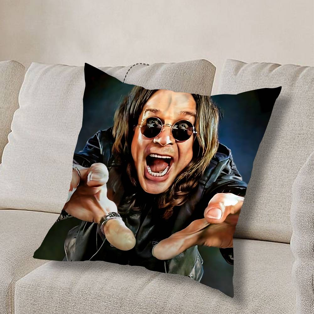 Horký kapela O-Ozzy OsbourneS Povlak na polštář Pohovka Obývací pokoj Ložnice Čelo postele Opěrka Zadní polštář Čtvercový polštář Čas na zdřímnutí