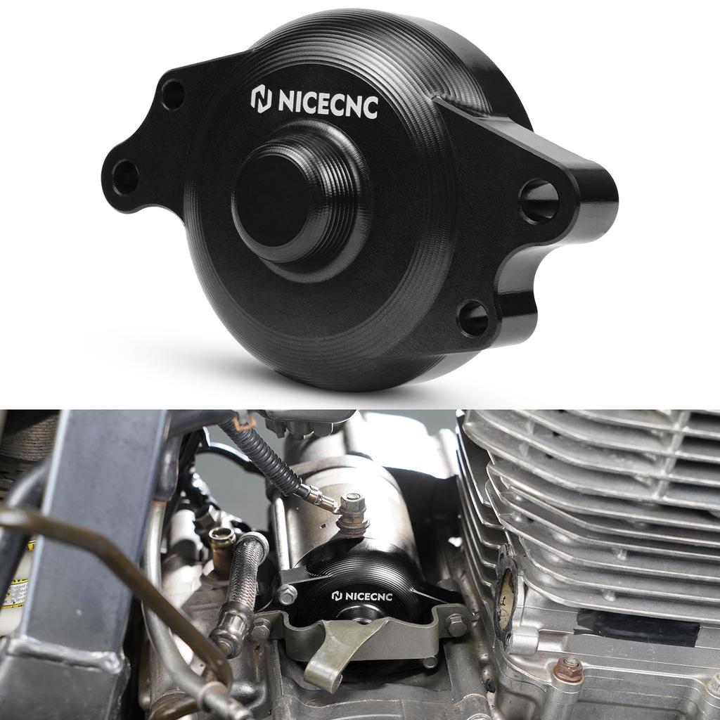 For Suzuki DR650S DR650SE Starter Motor End Cap Aluminum Starter Motor End Cover for Suzuki DR650 S SE 1996-2021 2022 2023 2024