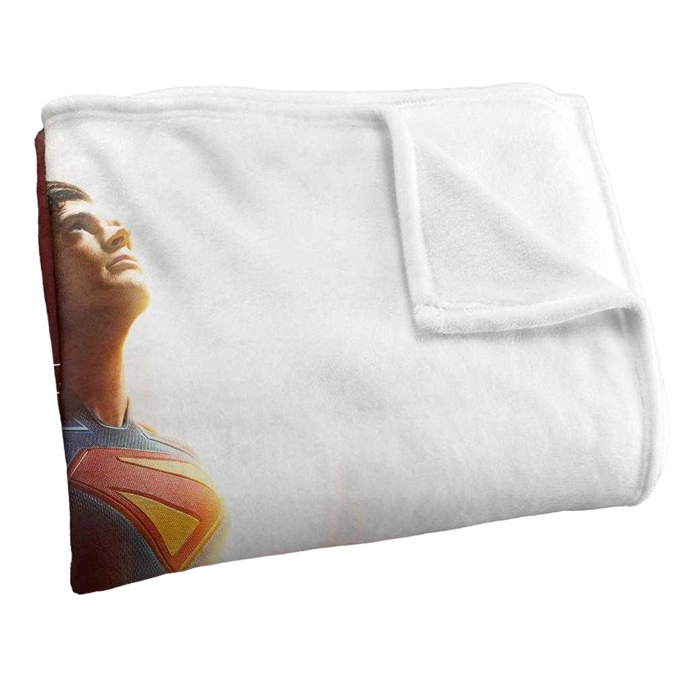 Superman Lookup Silky Poster Supersoft Blanket