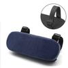 2pcs Office Chair Armrest Cushions - Ergonomic Elbow Pillows with Breathable Perforated Design, Adjustable Straps & Soft Padding