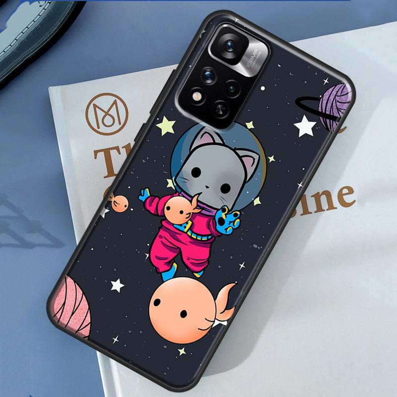 Cats In Space Case For Xiaomi Redmi Note 14 13 Pro 12 11 9 10 9S 10S 11S 12S Redmi 13C 10C 12C 14C Cover