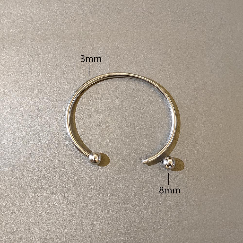 Women’s Titanium Steel Waterproof Beaded Elastic Bracelet