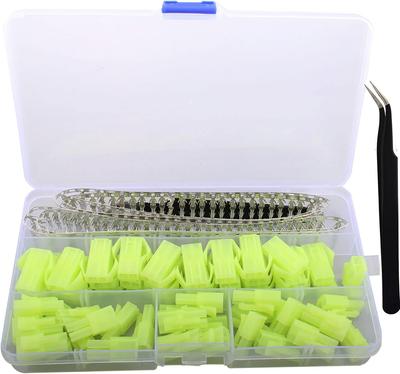 Mini Tamiya Connector Kit 2-Pin | 30 Pieces Male and Female | Easy Installation for RC Models | Compatible with 3.7V JST Battery