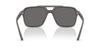 [ARMANI EXCHANGE] Armani Exchange Sunglasses for Men. Frame: Matte Grey. Lens: Grey Silver Mirror Polarized. Lens Width: 57mm. 0AX4166SU