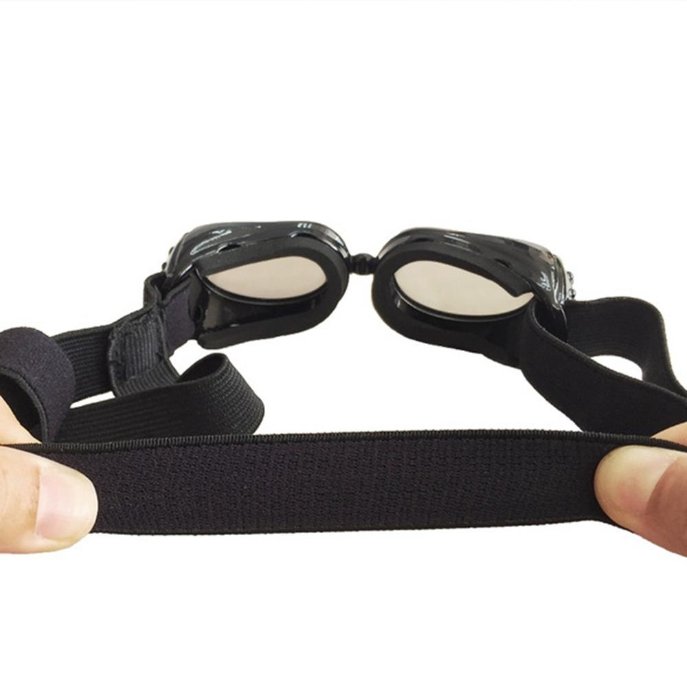 Hundesonnenbrille, UV-Schutzbrille, Schutzbrille mit verstellbarem Riemen, wasserdichte Outdoor-Haustierbrille