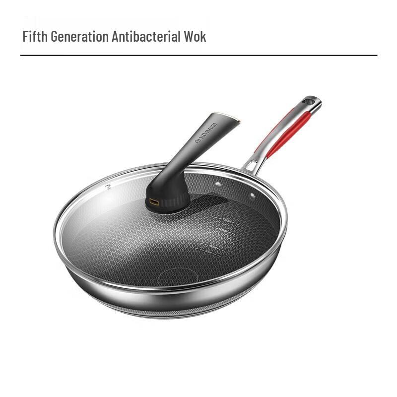 

Kangbakh 5th Gen Honeycomb Wok Set 32cm