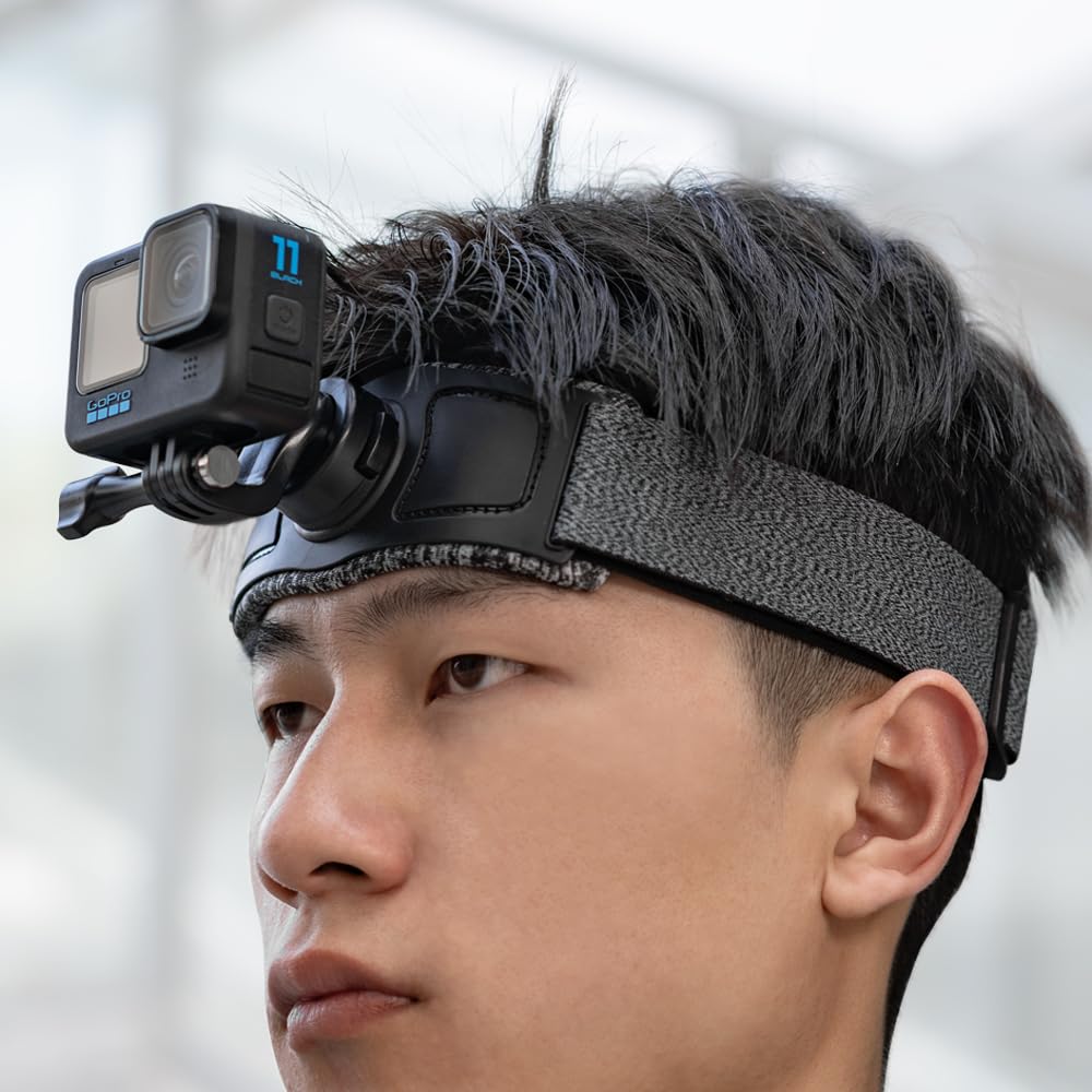 

SUREWO Quick Release Head Strap Mount для регульованого головного ременя, сумісного з GoPro Hero DJI Osmo Action Insta 360 Gopro,