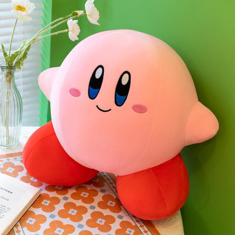 Kirby Doll Cuscino da comodino Cuscino per dormire Bambola di grandi dimensioni Peluche Ragazza Cuore Regalo di compleanno