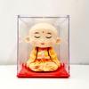 Zonne-aangedreven Zwaaiende Maneki-neko Ornament, 2-Inch, Trekt Rijkdom aan voor Bureau of Kassabalie Decoratie