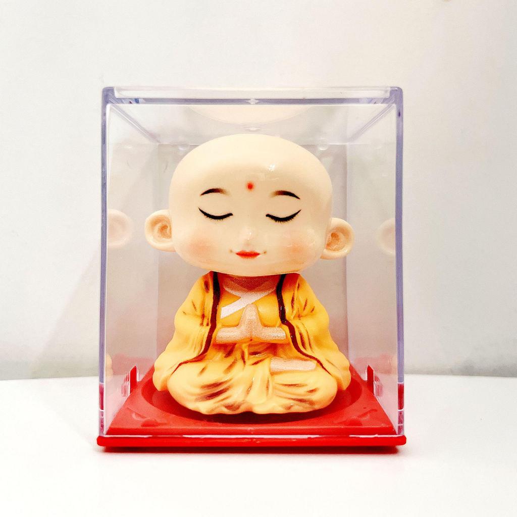 Zonne-aangedreven Zwaaiende Maneki-neko Ornament, 2-Inch, Trekt Rijkdom aan voor Bureau of Kassabalie Decoratie