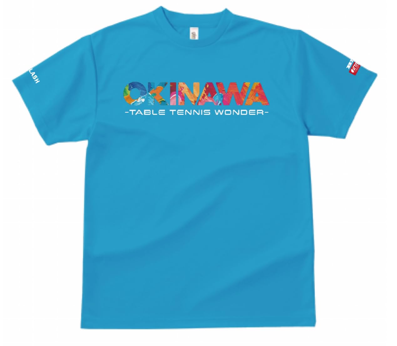 

TSLASH Ishikawa Sports Original Table Tennis Uniform Okinawa JTTA Mark Japan Certified Unisex Match Wear Turquoise S