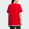 Adidas Neo Gaokao Tee Graphic Print Loose Round Neck Short Sleeve T-Shirt Unisex Tops Light-Crimson IP4043