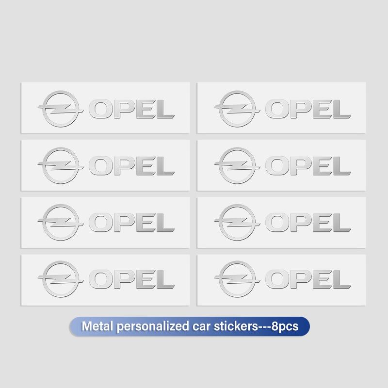 Car Emblem 3D Metal Anywhere Badge Decal Decoration Stickers For Opel Astra G H J K F Corsa D Zafira B Insignia Mokka Regal