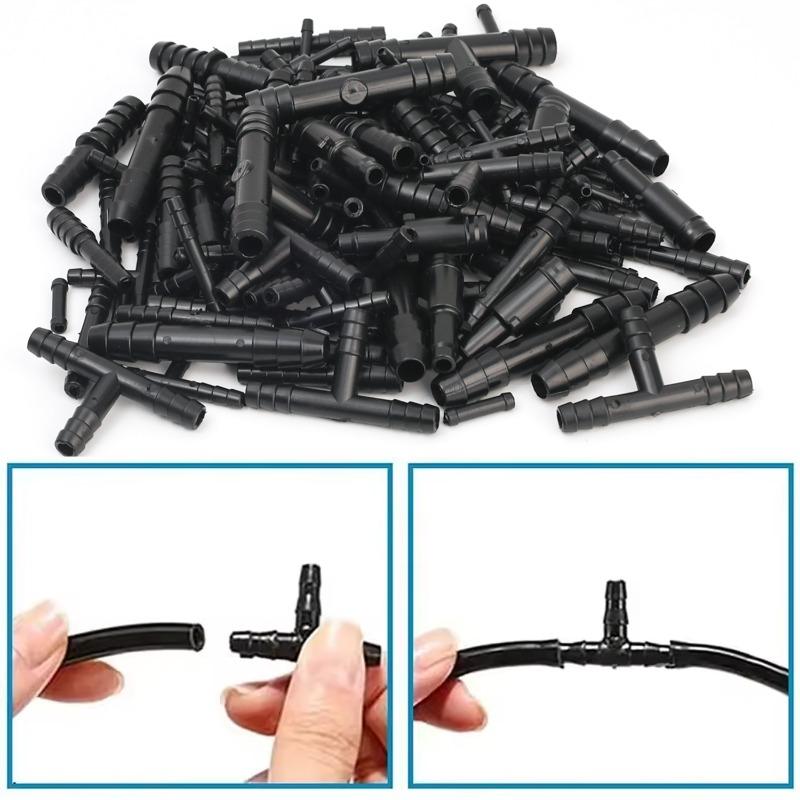 128pcs Auto Vacuum Hose Connection Set T Y I Type Windshield Washer Hose Nozzle Wiper Cleaning Hose Fitting Auto Accessories