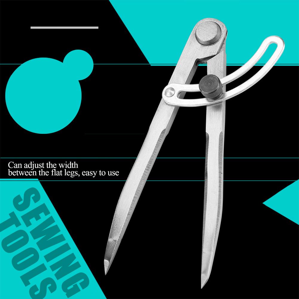 150mm Skrzydło Skórzany Dzielnik Obrotowy Rozstaw narzędzi Kompasy Obszar krawędzi