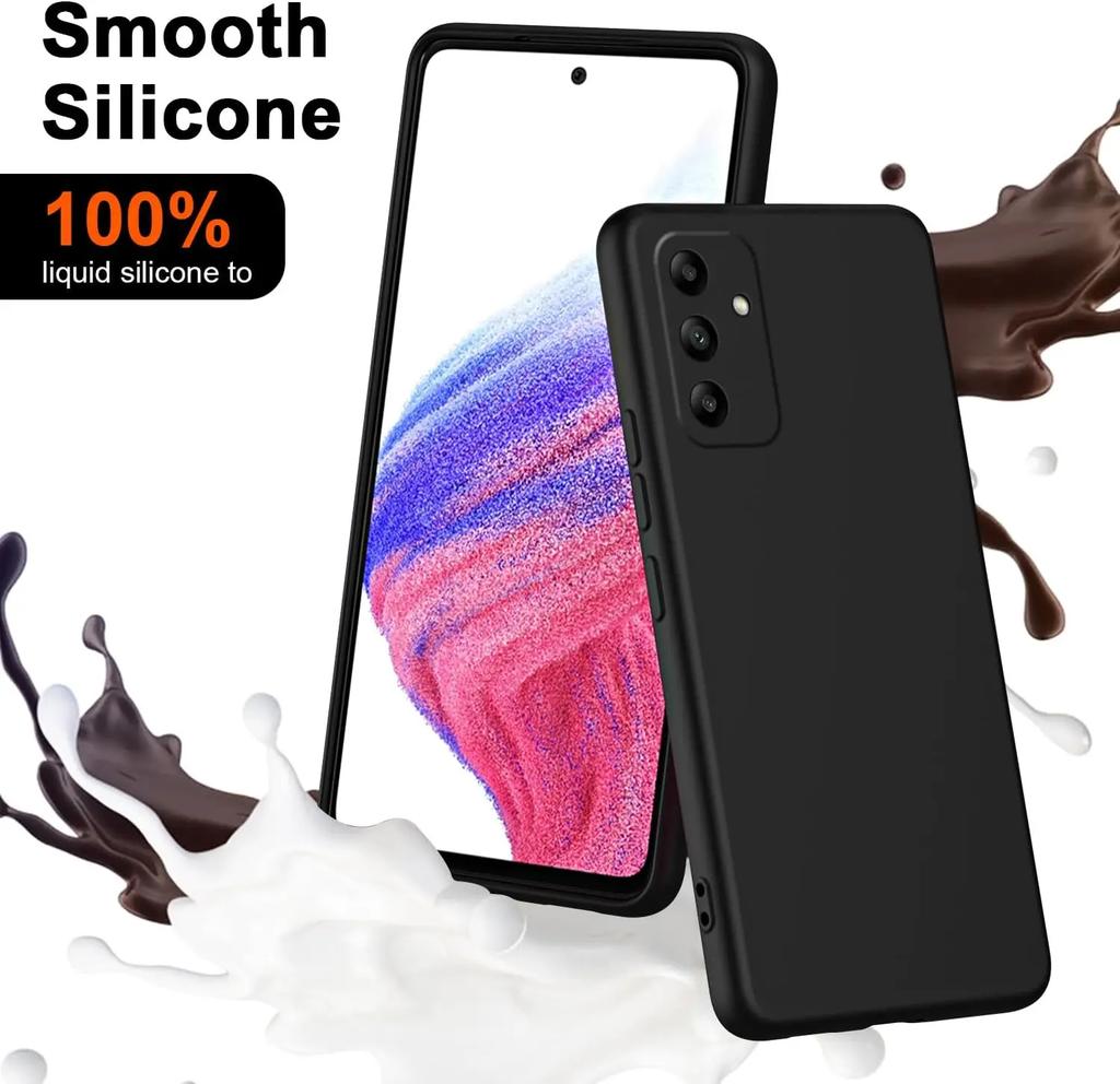 Flexible Liquid Silicone TPU Case For Samsung Galaxy A16 5G A06 A15 A25 A35 A55 A05S A14 A24 A34 A54 Protective Cover Coque Capa