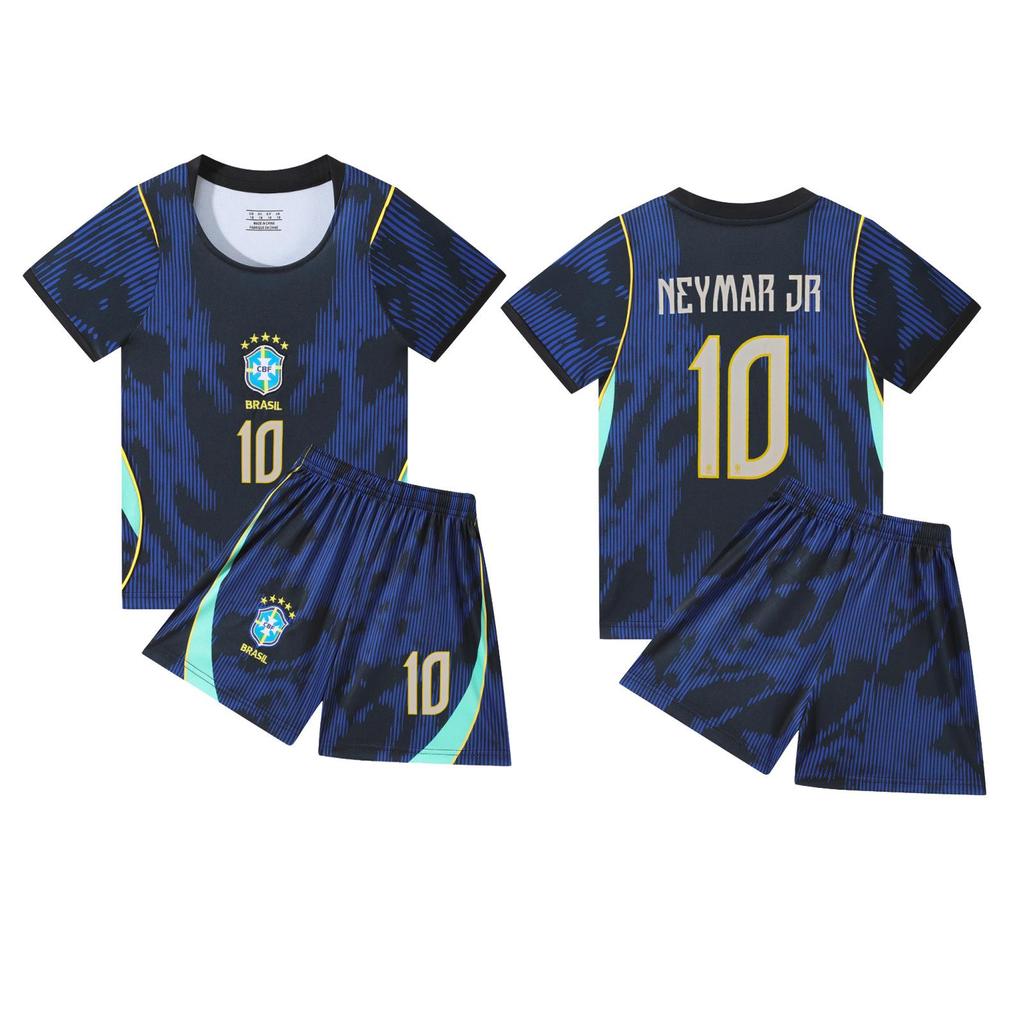 Ronaldo No. 7 & Neymar No. 10 Football Uniform Set for Primary School Students