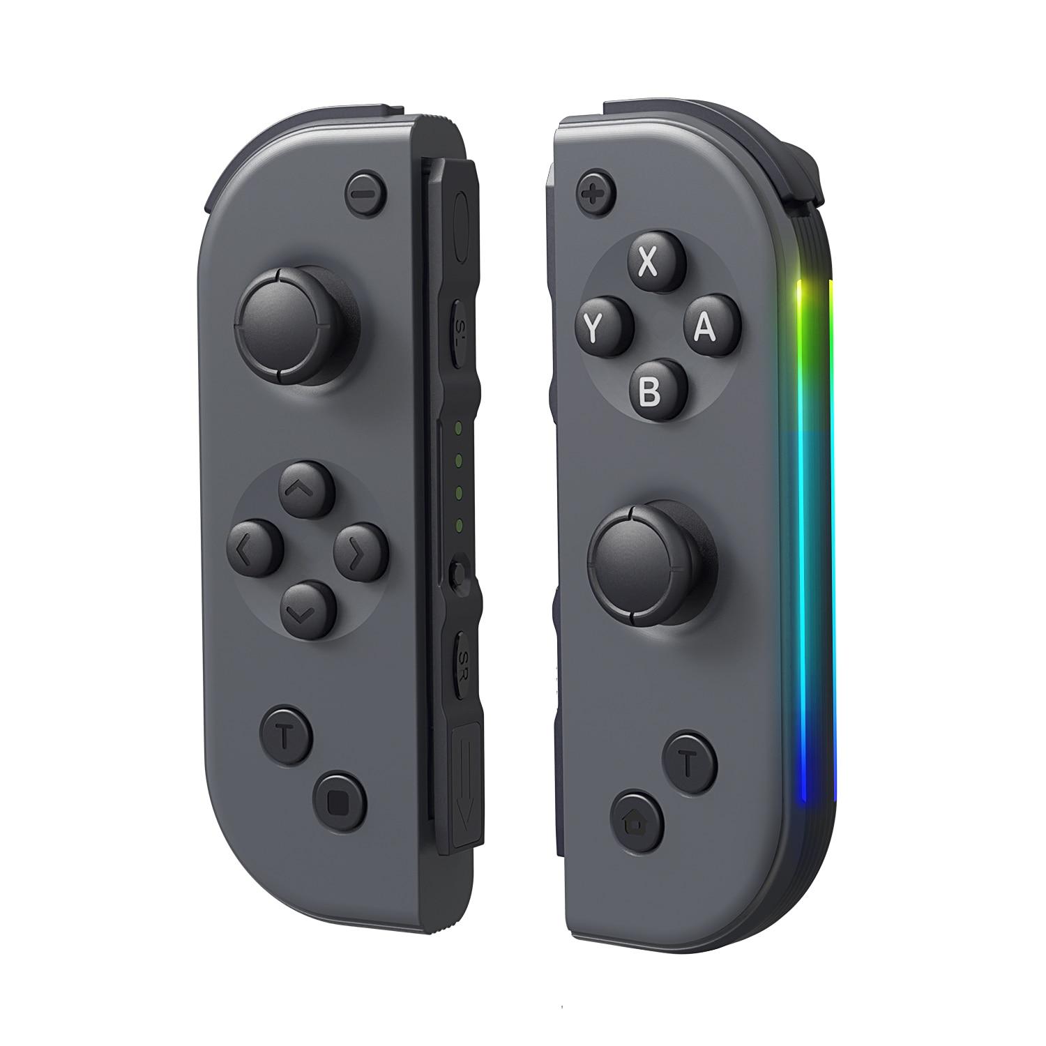 

Контроллер переключателя Joy Pad с боковой люминесценцией Joy Cons L/R, совместимый с переключателем Joycon с пробуждением/снимком экрана