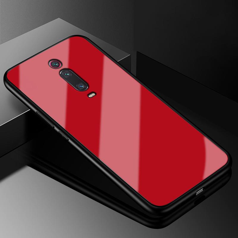 Tempered Glass Case for Xiaomi Redmi K20 Pro 7A Note 8T 8 7 6 5 Pro Plus 6A Pocophone F1 Mi A2 Lite 9T Pro Mi9 SE Mi8 Lite Cover