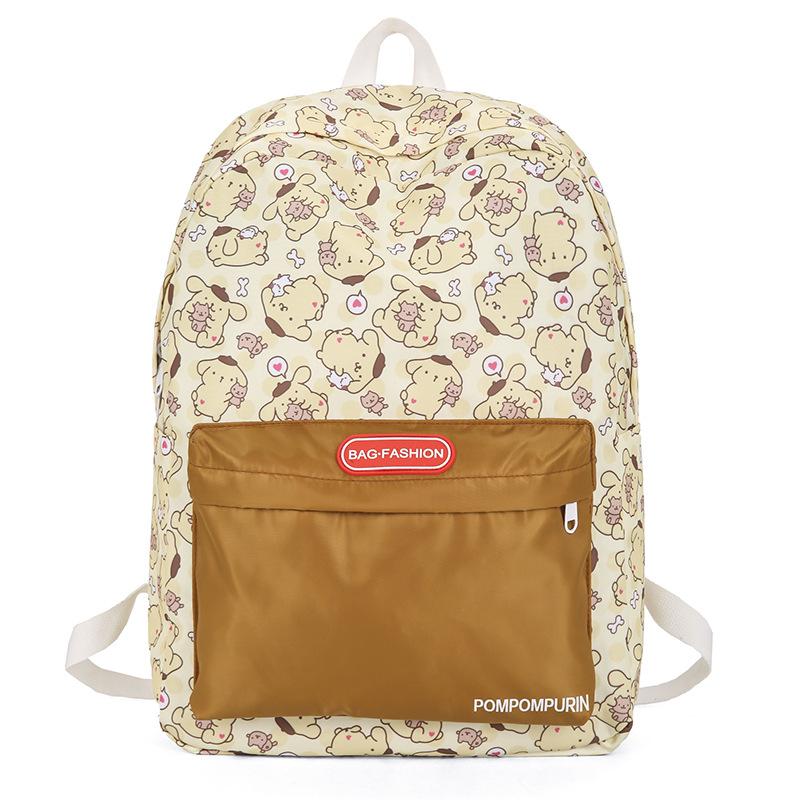 Schoolbag Wholesale New Cartoon Printed Schoolbag Junior High School Girls Backpack New High Value Trend Casual Backpack