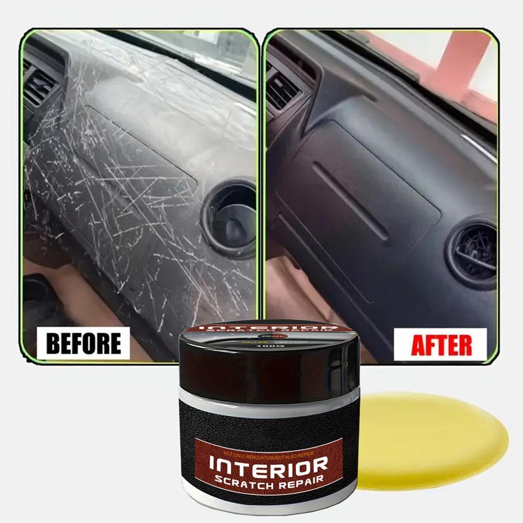Dashboard Restorer for Car Interior Multipurpose Car Interior Restorer Vehicle Parts Restorer Car Parts Refurbish Wax for Minor