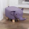 Animal Footstool Shoe Changing Stool for Children Kids Learning Cartoon Upholstered Ottoman