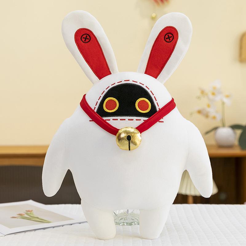 

New Shark Cloth Plush Toy Rabbit Lucky Cloth Large Ragdoll Doll Girl Birthday Gift 30cm 0.2kg