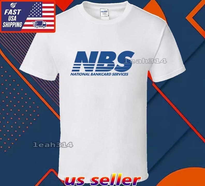 New Shirt National Bankcard Services Logo T-Shirt Funny Usa Unisex Size S-5XL XL