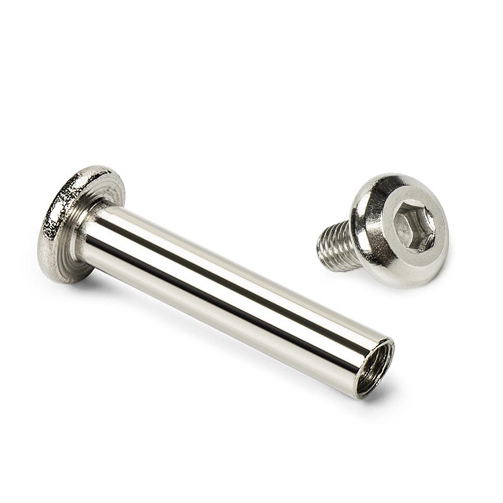 10x Nýty pro opravu zavazadlových koleček 30/35/40/45/50 mm Nýtovací šrouby s vnitřním šestihranem Kovové šrouby pro opravu koleček