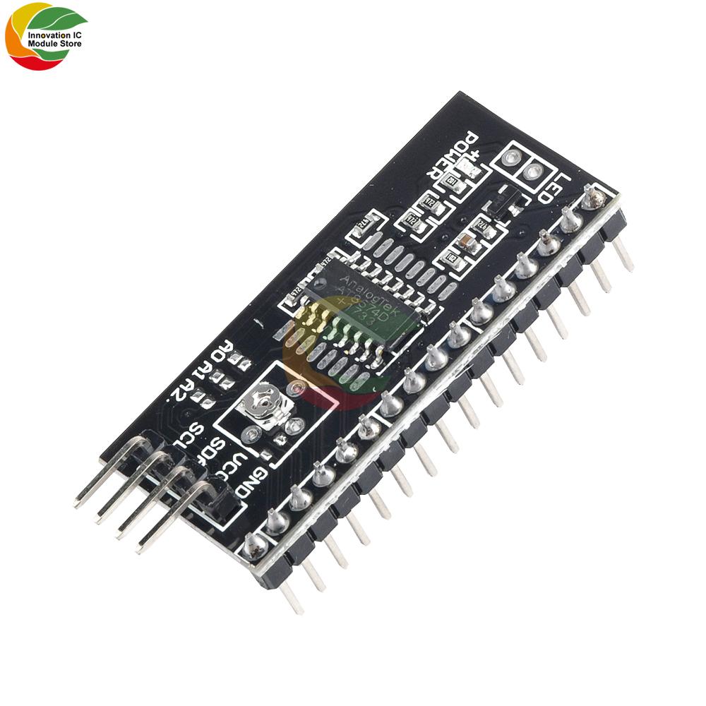 LCD1602 LCD Screen Adapter Board Narrow Body Chip Patch Potentiometer Module IIC Interface 2004PCF8574 Adapter Board I2C