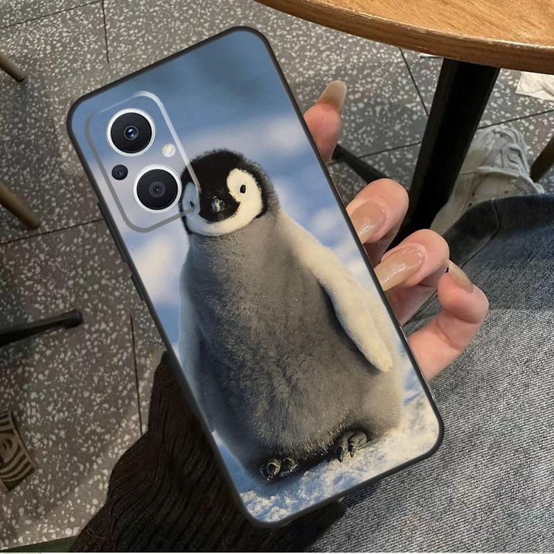 Penguin Snow Arctic Cute Animal For OPPO Reno 14F 13F 12F 11F 10 11 12 13 14 Pro 7 8 Lite 8T OPPO Find X5 X6 X8 X9 Pro Case