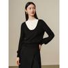JUZI Annakou Elegant French Court Style Wool Blend Knit Sweater