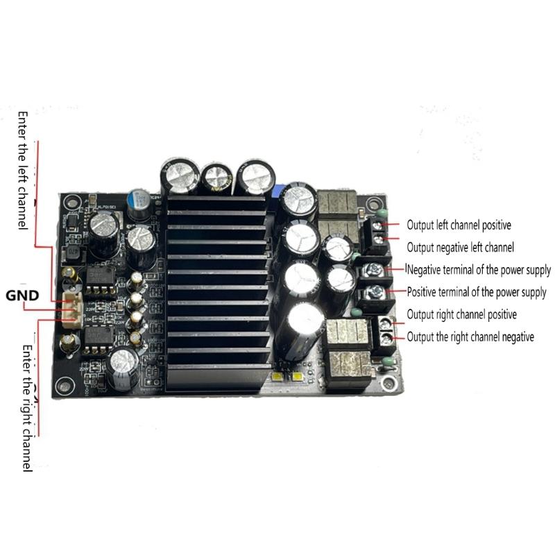 TPA3255 2.0 Circuit Board Sound Amplifiers 315W+315W With Enhances Heat Dissipation Technology