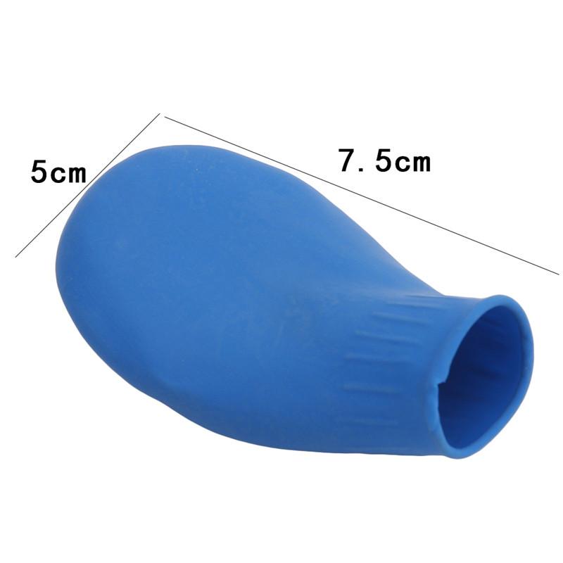 4-teiliges Set Wasserdichte Pfotenschutz-Ballons Gummi-Regenstiefel Katzen-Socken Schuhwerk Anti-Rutsch Haustier Hundeschuhe Welpe