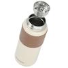 Thermal Mug with Straw, Leak-proof, Non-slip, 500ml - Beige