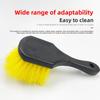 Heavy Duty Car Tire Brush Short Handle Wheel Cleaning Brush  Wheels Cleaning