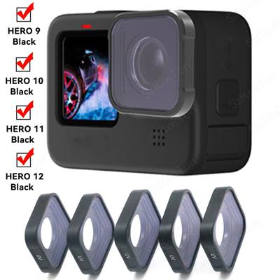 GoPro Hero 12 11 için Filtre ND 8 ND16 ND32 UV CPL Lens Filtresi Koruyucu GoPro 10 9 ND Aksiyon Kamerası Filtre Seti Aksesuarlar