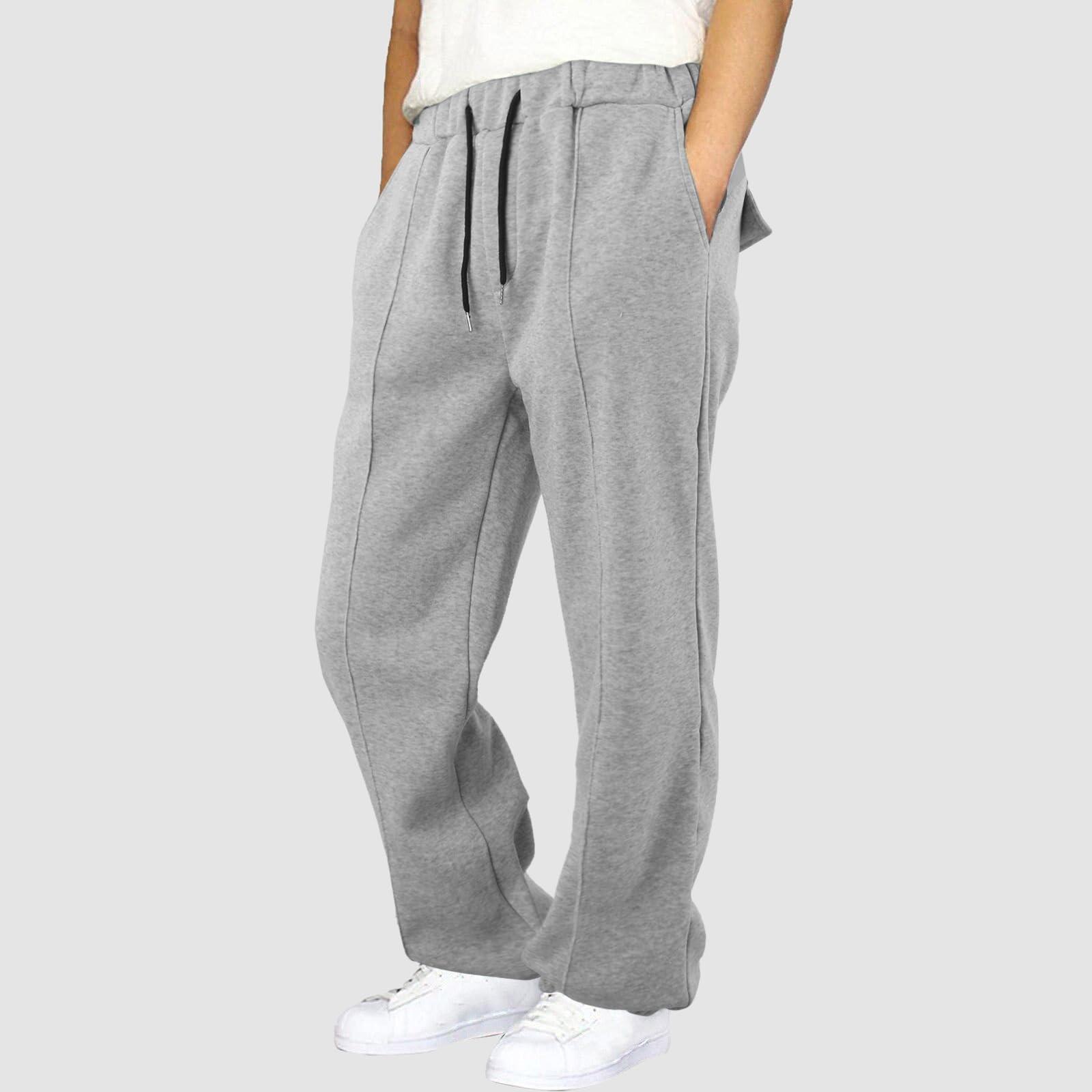 

Грузовые спортивные штаны для мужчин, модные эластичные штаны-джоггеры с эластичной талией, теплые флисовые штаны, удобные широкие спортивные брюки XL