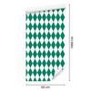 Harlequin Diamonds Wallpaper In Teal, White and Mint 50x1000