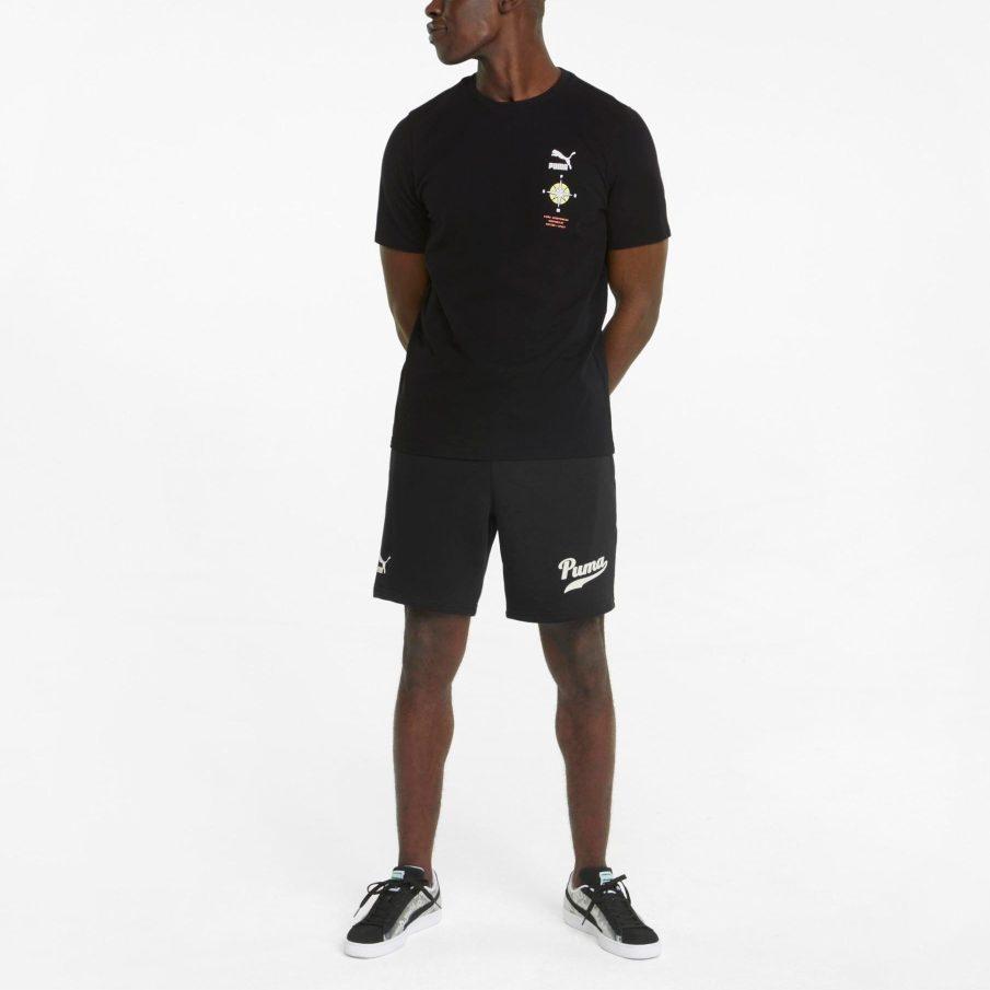 PUMA Classic Coaches Casual Shorts Men's Black Moderate 536934-01