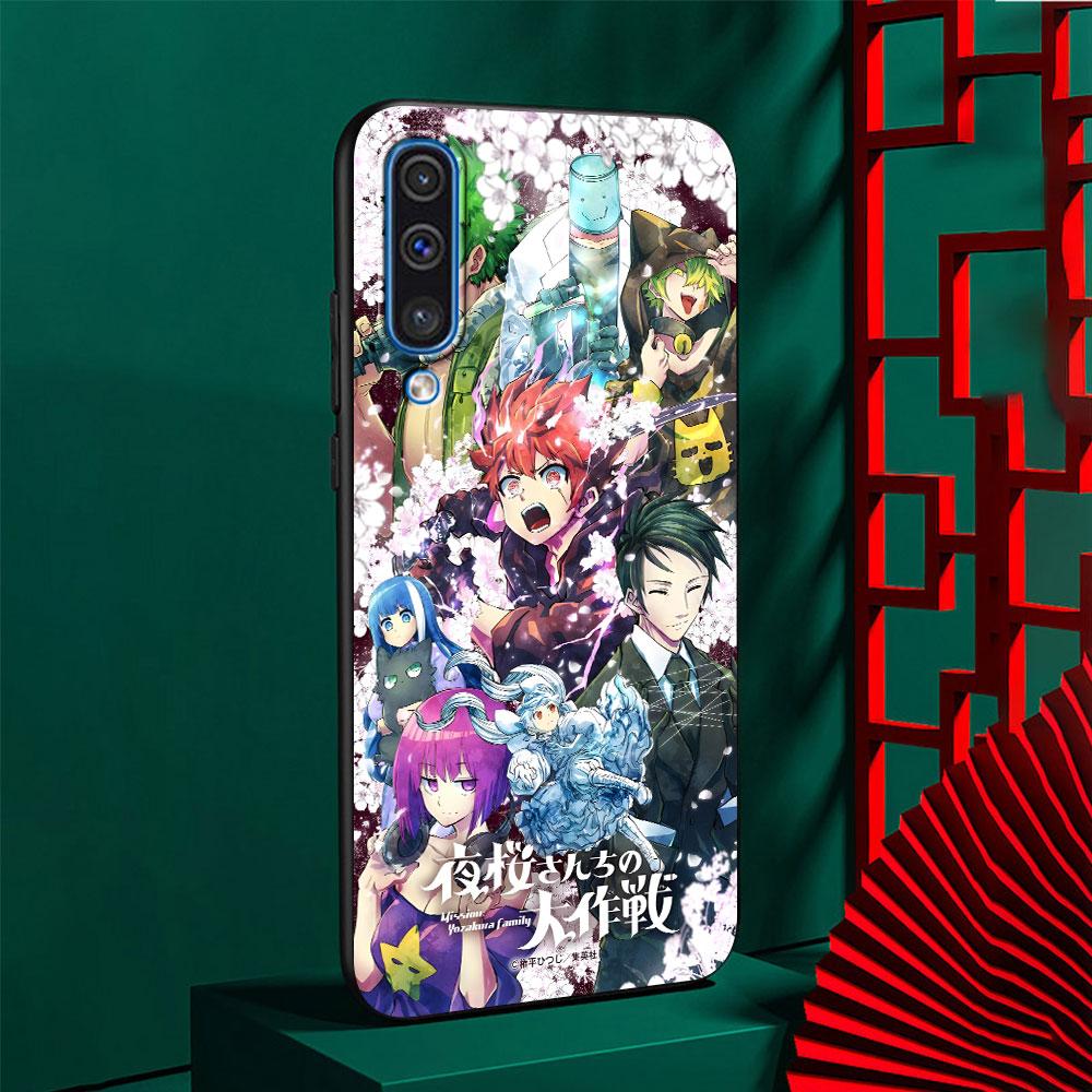 Mission Yozakura Family Case for Samsung Galaxy A03 A04s A20 A30 A20e A70 A70s A50 A40 A30s A50s A20s A10s TPU Black Phone Cover