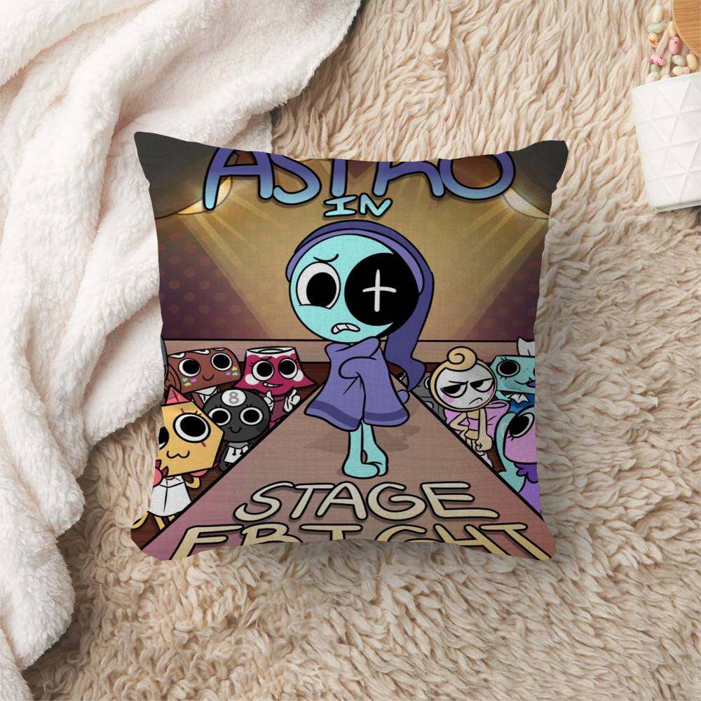 Hot Horror Game Dandys World Pillow Gift Home Office Decoration Bedroom Sofa Car Cushion Cover Case X
