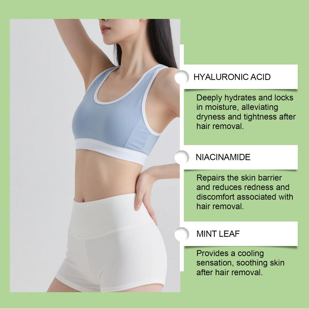 Facial Hair Removal, Body Hair Removal Set, Soothing Gel, Non-irritating, Gentle Hair Removal With A Scraper