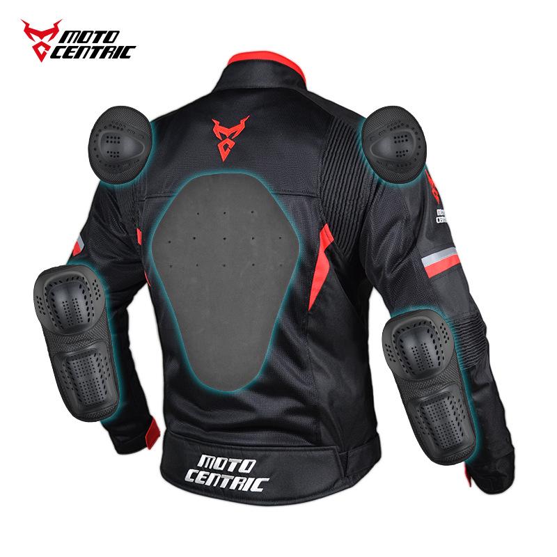 Giacca da Moto Estiva da Uomo MOTOCENTRIC - Traspirante, Antivento, Rete Anti-caduta