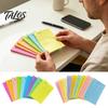 Horizontal Lined Sticky Labels Fluorescent Notepad, To-do Lists with Check Boxes Reliable Adhesive Notes for Planning Multi-colored Notes, Increase